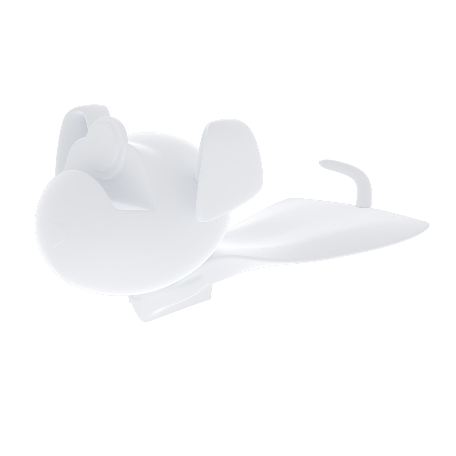 Unpainted 3D-printed beagle head and cape for FX Navi